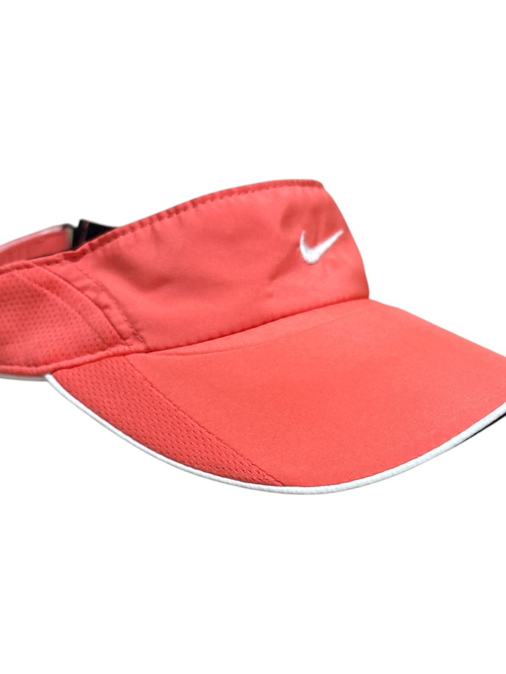 Nike Golf Visor Womens Pink Dri-Fit Performance Swoosh Adjustable Strapback